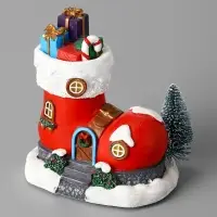 Светодиодная фигура &laquo;Волшебный сапожок&raquo;, 13&times;11 см, 4 LED, от батареек АААx2, свечение тёплое белое