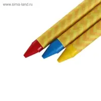 Мелки восковые Calligrata, цветные, 12 цветов, 93&times;8 мм