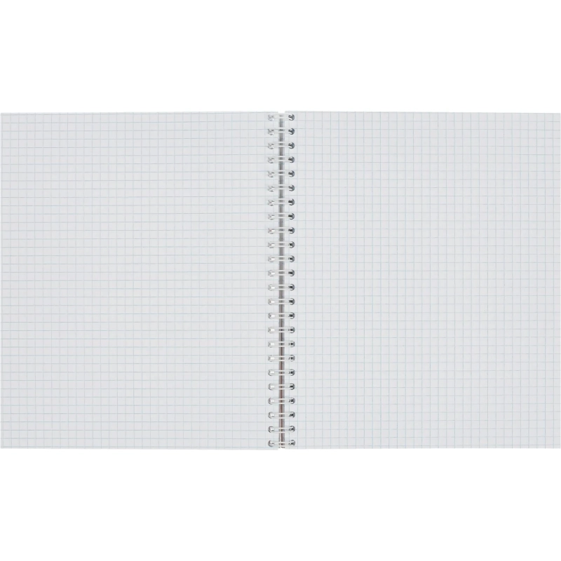 Тетрадь общая Attache,120л,клет,А5,спир,обл.лак.карт