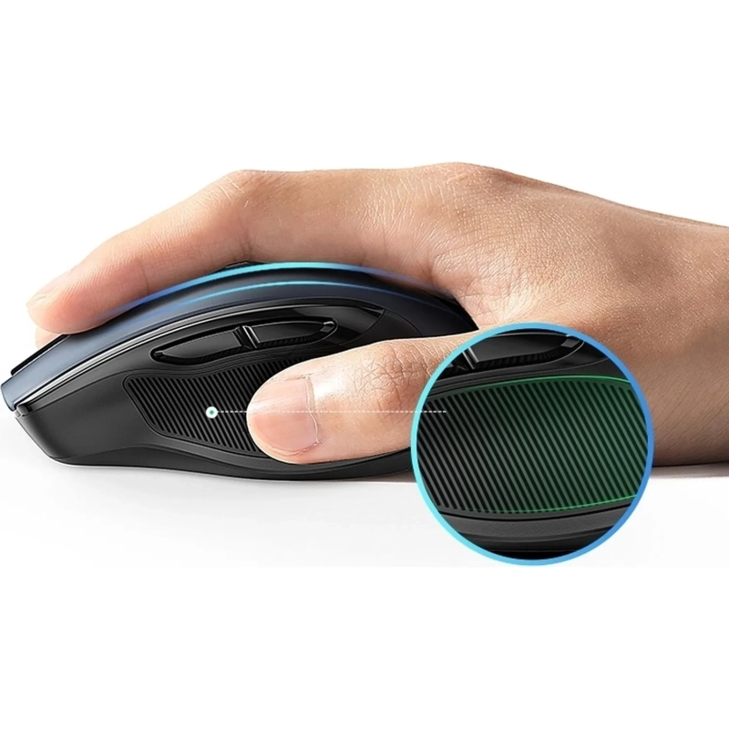 Мышь компьютерная UGREEN MU006 (90855) WLS, 2.4G BT, черный