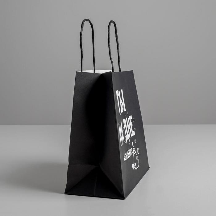 Пакет подарочный, упаковка, «На дне», 22 х 22 х 11 см Пакет подарочный, упаковка, «На дне», 22 х 22 х 11 см