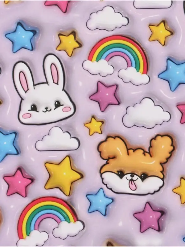 Бумага упаковочная глянцевая &laquo;Праздник&raquo;, 70&times;100 см