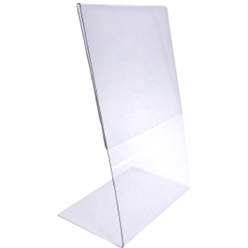 Ценникодержатель настольный из акрила верт L-образная ACR-PRICERA5, 1шт/уп