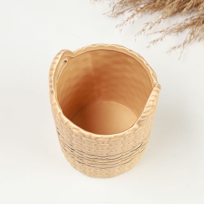 Кашпо - ваза  Кашпо - ваза "Бэкка" 10х10х13см