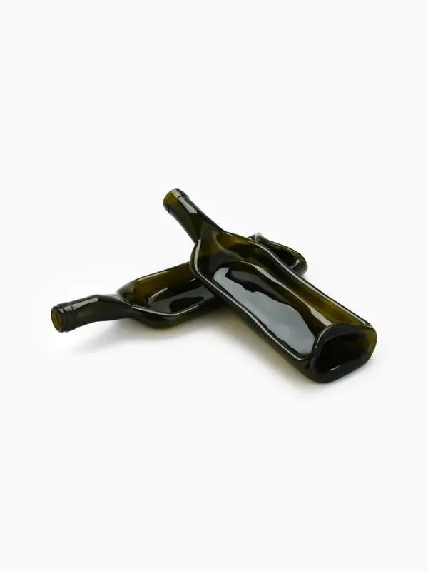 Тарелка бутылка, сервировочная, набор 2 шт.