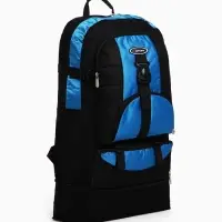 Рюкзак туристический 37 л, с увеличением, карманами, синий