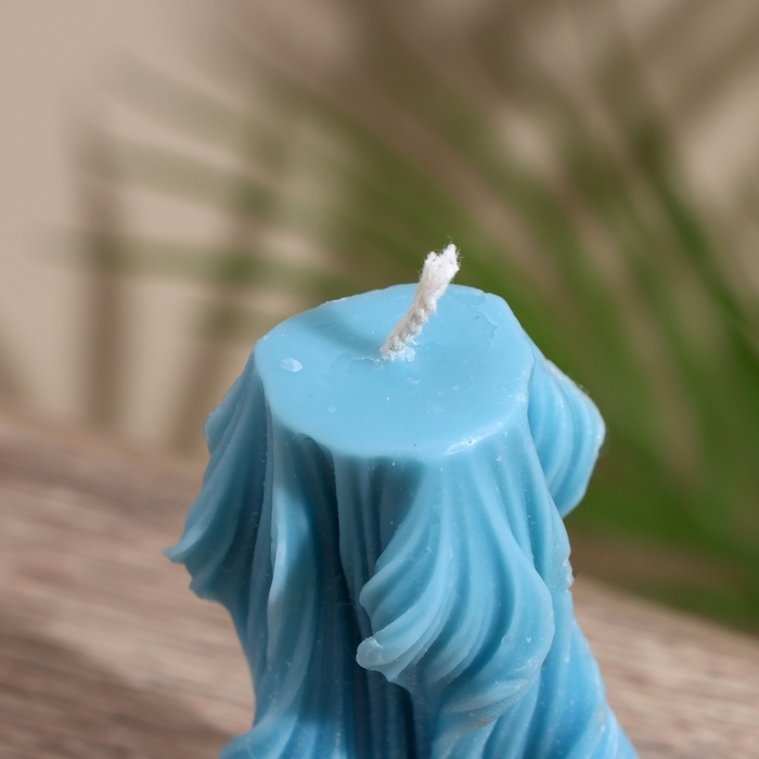 Свеча  Свеча "Вуаль" 5х5х8 см, соевый воск,микс