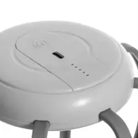 Массажер для головы LEM-32, электрический, мурашка, вибрационный, АКБ, белый