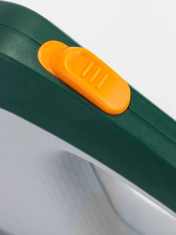 Рулетка - поводок для собак, лента 3 метра, белая, зелёная