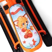 Снегокат &laquo;Ника-джамп&raquo; с лисёнком, оранжевый, СНД1/Л2 Nika Kids