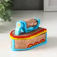 Шкатулка "Утюжок цветной" 7,5х11х7 см Шкатулка "Утюжок цветной" 7,5х11х7 см