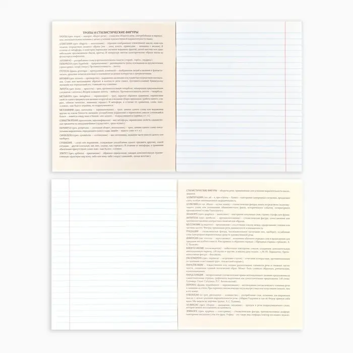 Тетрадь в линейку, предметная, 36 л.,на скрепке, блок №1 &laquo;Исторические личности. Литература&raquo;