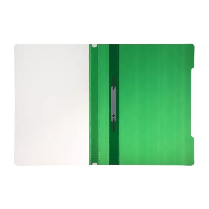 Папка - скоросшиватель Calligrata, А4, 160 мкм, зелёная, прозрачный верх