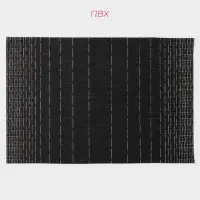 Салфетки сервировочные на стол Доляна &laquo;Инь&raquo;, 4 шт., 30&times;45 см, чёрные