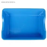 Туалет глубокий без сетки 36&times;26&times;9 см, синий микс