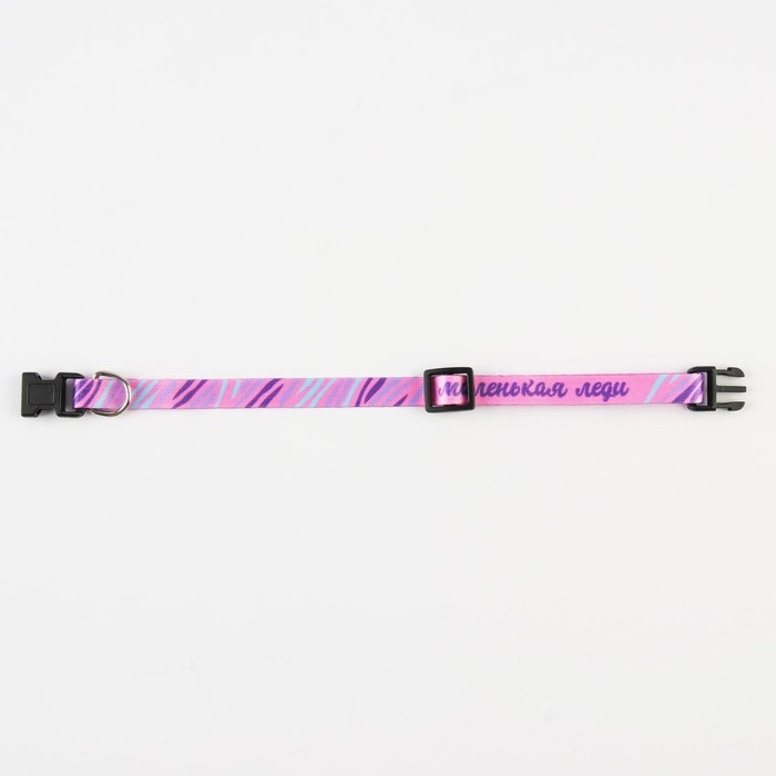 Ошейник для собак и кошек с фастексом «Маленькая леди», 30х1 см Ошейник для собак и кошек с фастексом «Маленькая леди», 30х1 см