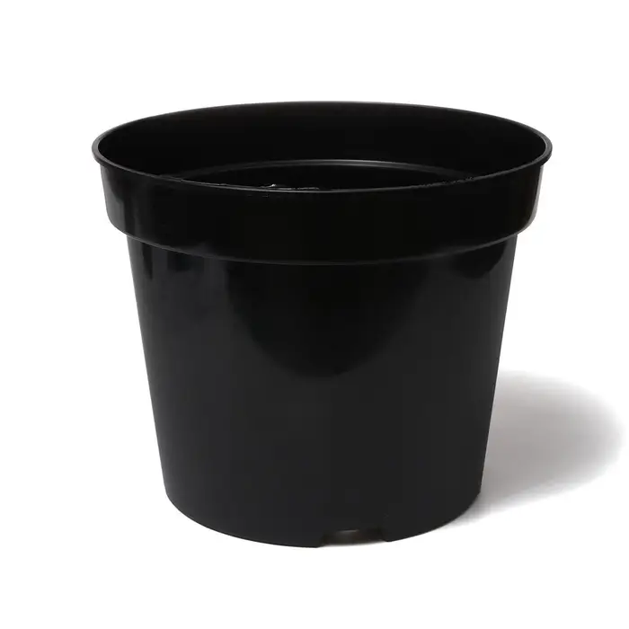 Горшок для рассады, 20 л, d=38 см, h=25 см, чёрный, Greengo