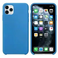 Чехол iPh 11 Pro Max Silicon Case 100% ORG Surf Blue (c LOGO)