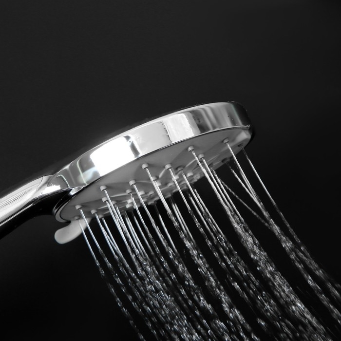 Душевая лейка ZEIN, 4 режима, SPA, пластик, цвет хром Душевая лейка ZEIN, 4 режима, SPA, пластик, цвет хром