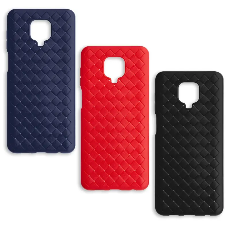Чехол Xiaomi note 9S под кожу плетение Чехол Xiaomi note 9S под кожу плетение