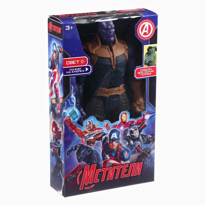 Фигурка MARVEL «Мстители. Танос», коллекционная, световые эффекты Фигурка MARVEL «Мстители. Танос», коллекционная, световые эффекты
