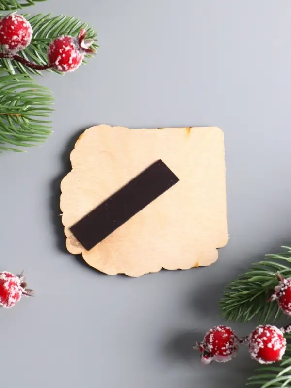 Набор магнитов новогодних «Новый год - 3», 5 шт., размер магнита 7 см