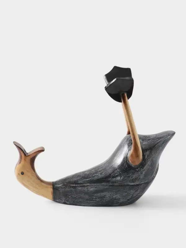 Подставка под бутылку &laquo;Уточка&raquo;, 33&times;14&times;30 см, дерево