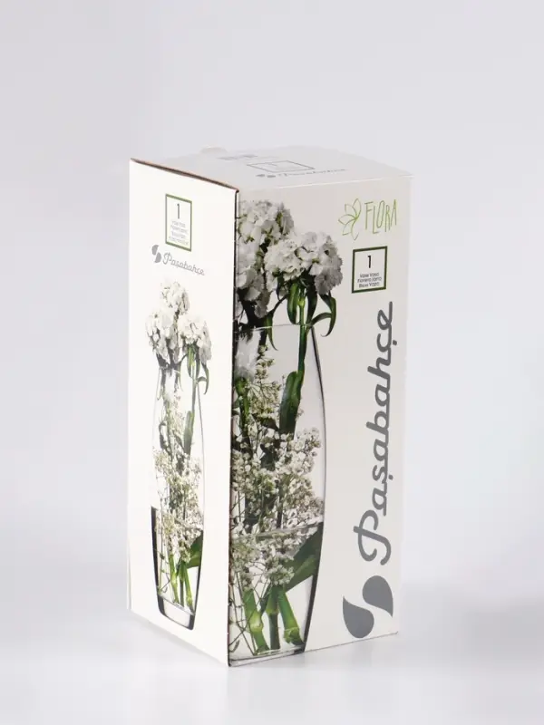 Ваза &laquo;Империал&raquo;, h=26 см, стекло, чёрная