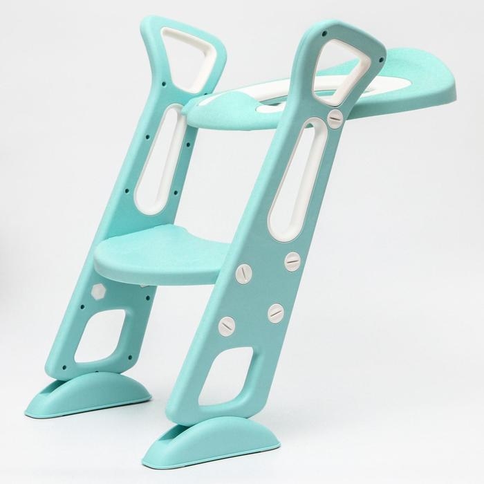 Детская накладка - сиденье на унитаз, цвет бирюзовый Детская накладка - сиденье на унитаз, цвет бирюзовый