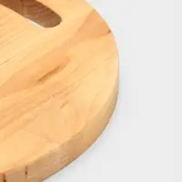 Набор разделочных досок, 2 шт., d=21 см, d=17.5 см, дерево берёза, пропитаны минеральным маслом