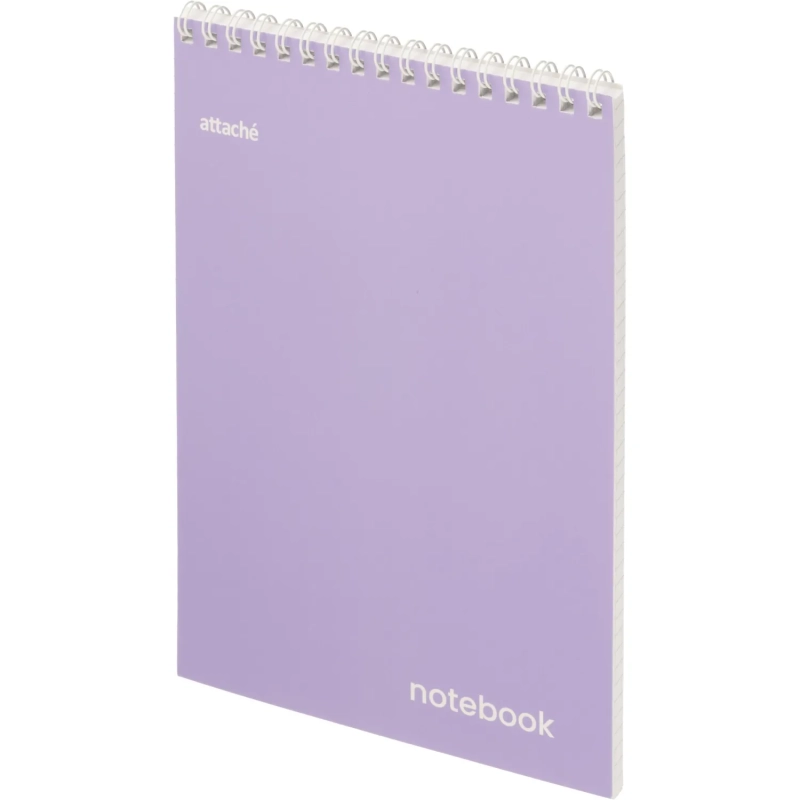 Блокнот Attache Акварель гребень картон А5 60л фиолет