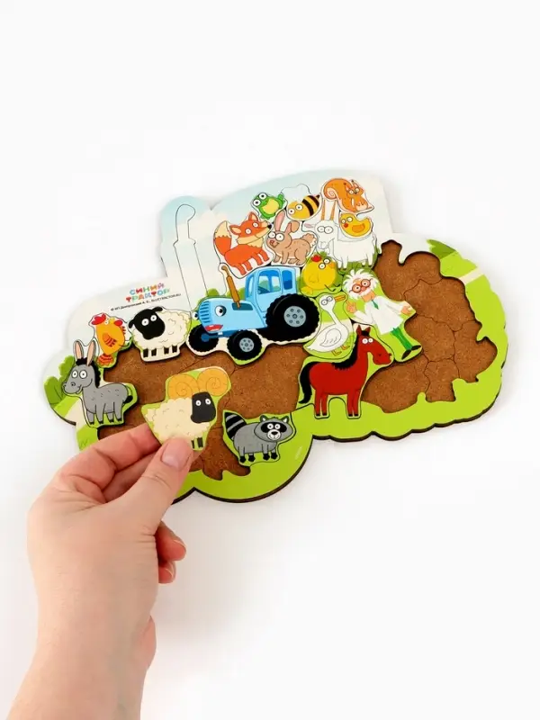 Пазл ПЗ110 Синий трактор Пазл ПЗ110 Синий трактор