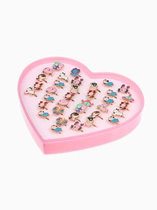 Кольцо &laquo;Выбражулька. Знаки зодиака&raquo;, форма МИКС, МИКС, безразмерное