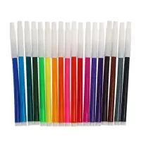 Фломастеры 18 цветов, невентилируемый колпачок