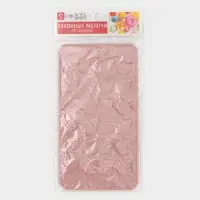 Форма для конфет и шоколада Доляна &laquo;Листики&raquo;, силикон, 21.2&times;11.5 см, 24 ячейки, розовая