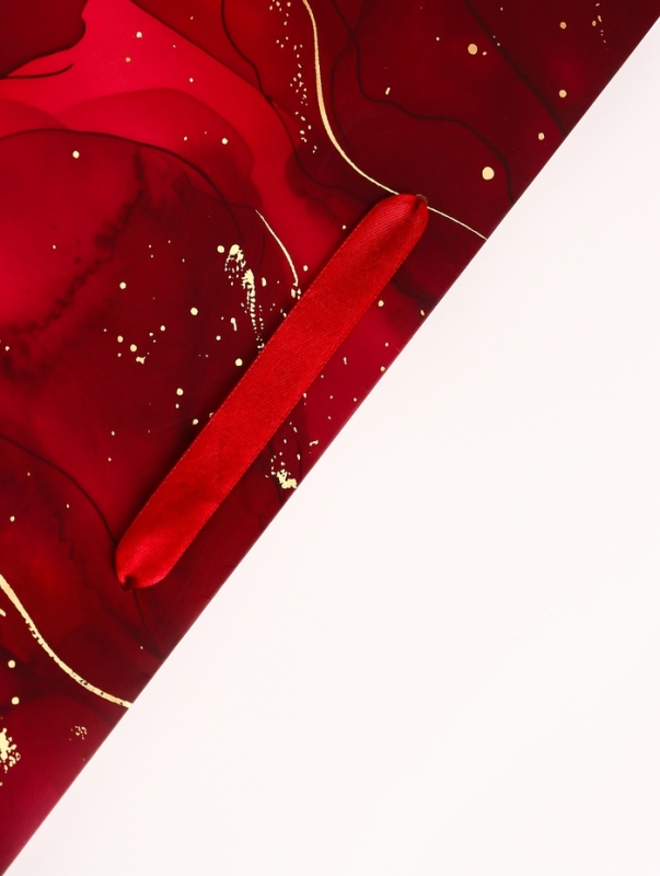 Пакет подарочный ламинированный вертикальный «Мрамор», 31×40×14 см