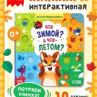 Интерактивная книга &laquo;Что зимой? А что - летом?&raquo;, 10 стр.