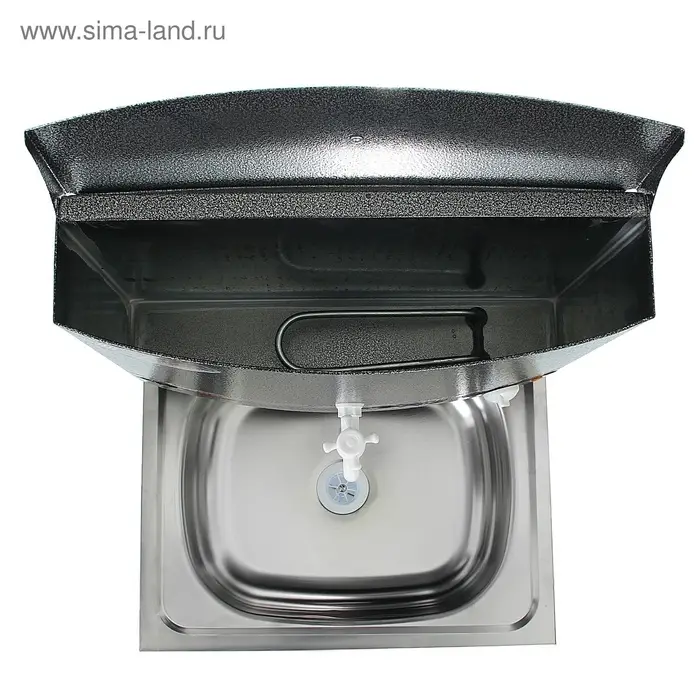 Умывальник TUNDRA, с ЭВН, нержавеющая мойка, 1250 Вт, 17 л, серебристый