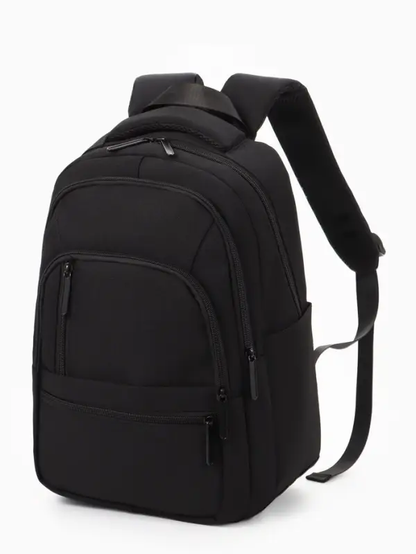 Рюкзак, 26*14*39 см, 2 отд 5н/карм, Комби, Водонепрон. дно, черный