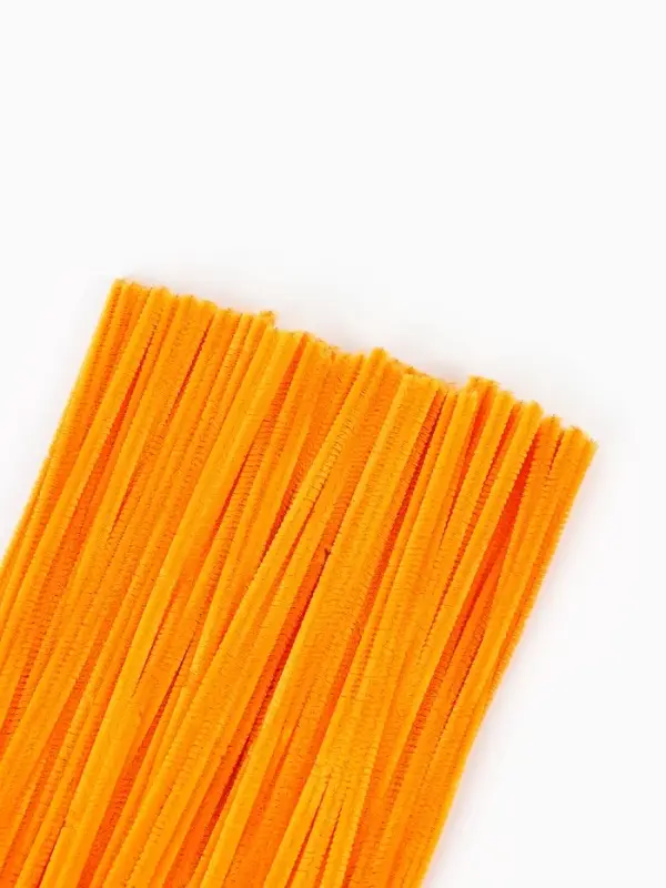 Синельная проволока, набор 100 шт., оранжевая, 30 см