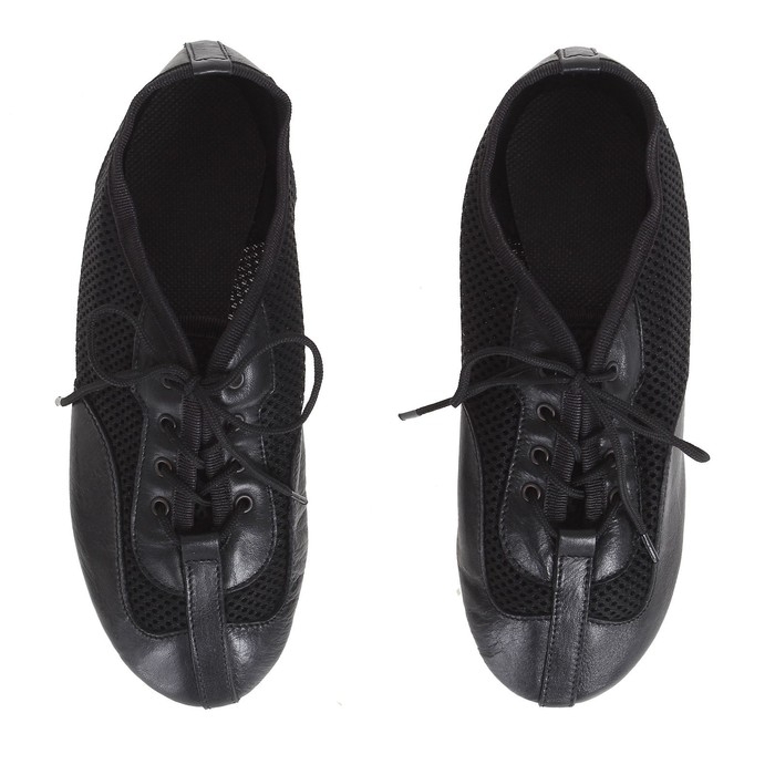 Джазовки «Спорт», натуральная кожа, с сеткой, длина по стельке 19,5 см, цвет чёрный Джазовки «Спорт», натуральная кожа, с сеткой, длина по стельке 19,5 см, цвет чёрный