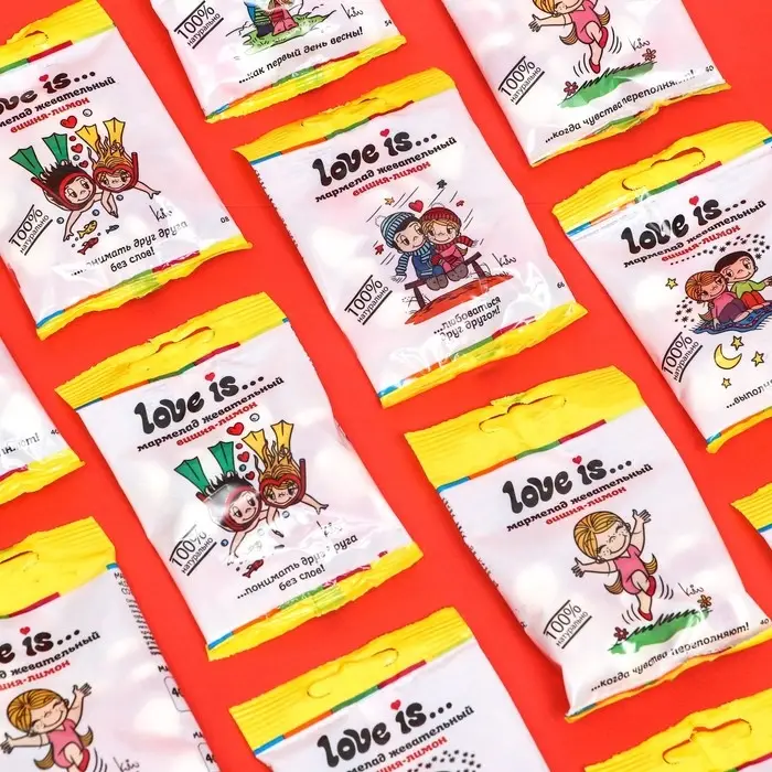 Мармелад Love Is «ЖуйМиксик», вишня-лимон, 20 г Мармелад Love Is «ЖуйМиксик», вишня-лимон, 20 г