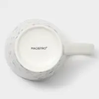Набор кружек Magistro Terazzo, 350 мл, 2 шт., фарфор, белый