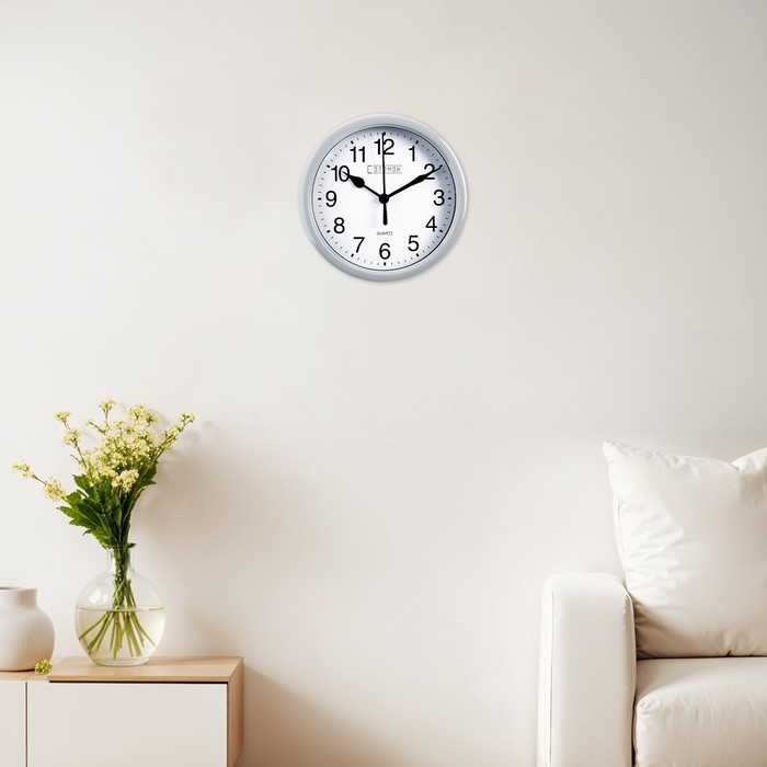 Часы настенные Часы настенные "Соломон", плавный ход, d-15 см