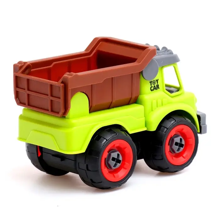 Конструктор винтовой &laquo;Фермерский транспорт&raquo;, набор 2 штуки, с отвёрткой, 55 деталей