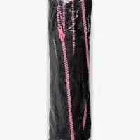 Молния &laquo;Трактор&raquo;, №5, разъёмная, замок автомат, 60 см, чёрная, розовая