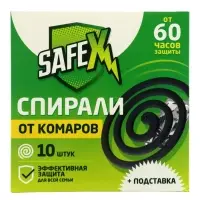 Спирали антимоскитные SAFEX, 10 шт., 3 упаковки