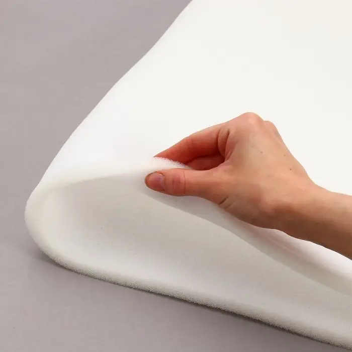 Поролон, 2 × 1 м, толщина 10 мм, 16 кг/м³, белый Поролон, 2 × 1 м, толщина 10 мм, 16 кг/м³, белый