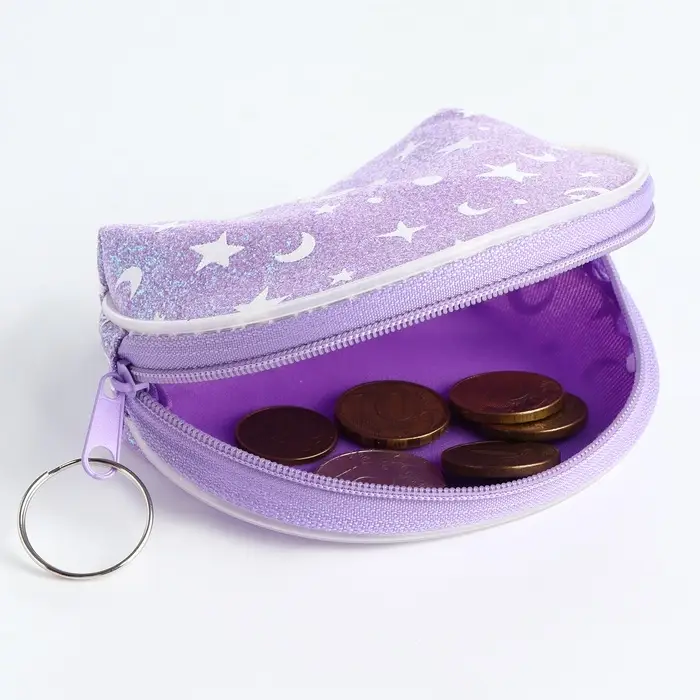 Кошелёк &laquo;Звёзды&raquo;, монетница, на молнии, Выбражулька, МИКС