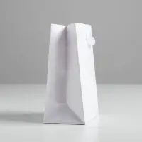 Пакет подарочный, упаковка «Белый», 12×15×5.5 см